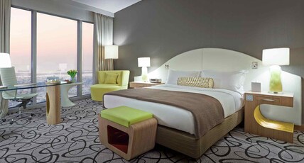 SOFITEL DUBAI DOWNTOWN Room Type - LUXURY ROOM, Club Millsime access, 1 King Bed