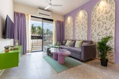 Plum Potion By KiwiStays | 1 BHK | Pool