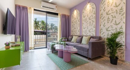 Plum Potion By KiwiStays | 1 BHK | Pool Room Type - Plum Potion by @thekiwistays
