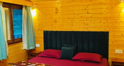 The Heimat Resort | River-view Tents Room Type - River view wooden suite 