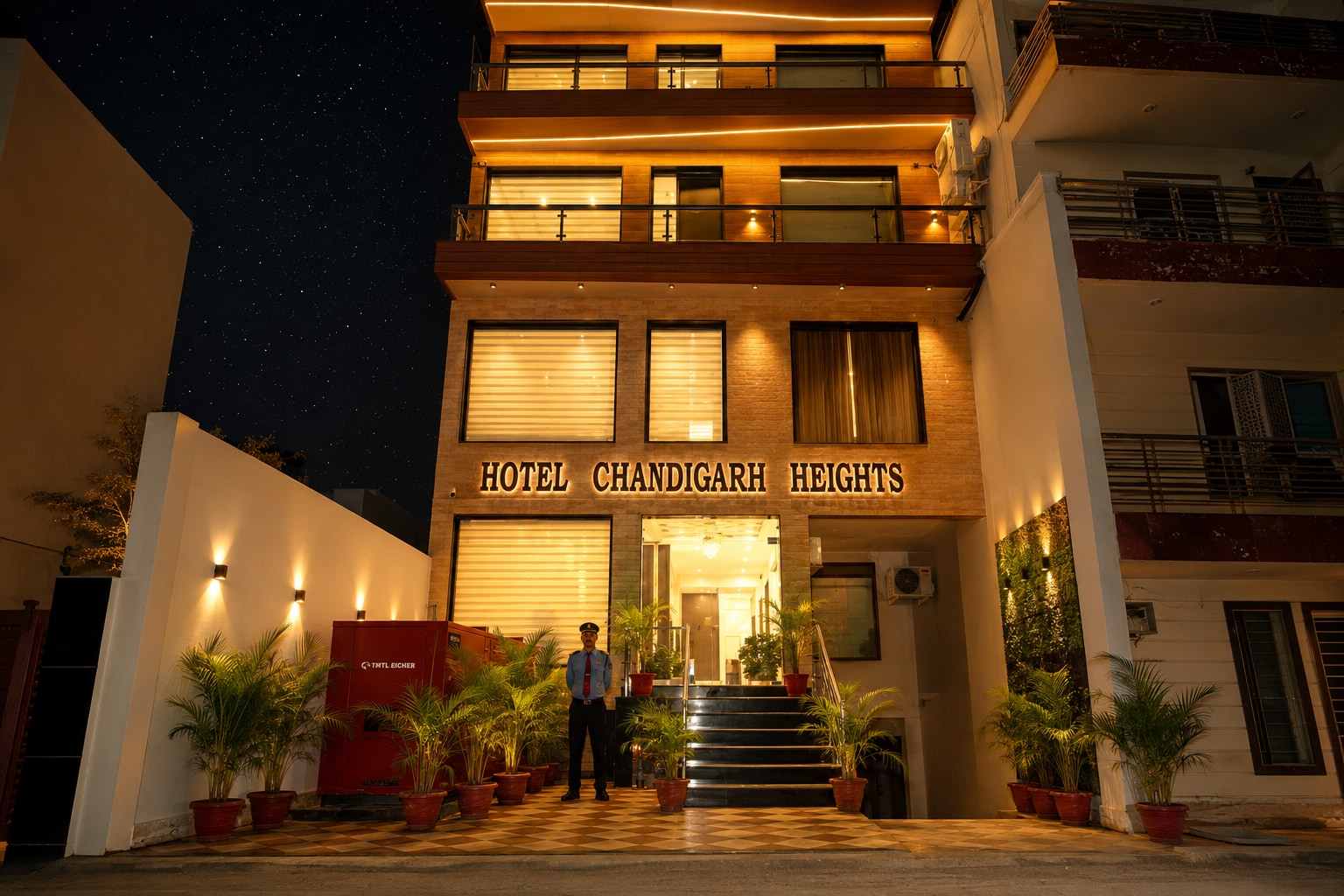 Hotel Chandigarh Heights - Airport Road Manali Highway Transit Hotel - Tap to explore photos
