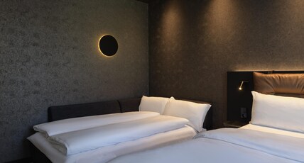 Ibis Styles Friedrichshafen Room Type - ALL Comfort Double Space  Family Room PLUS with a double bed and sofa bed