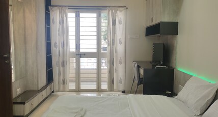 Premium Villa Service Apartment Room Type - Private Room With Attached Bathroom And Balcony