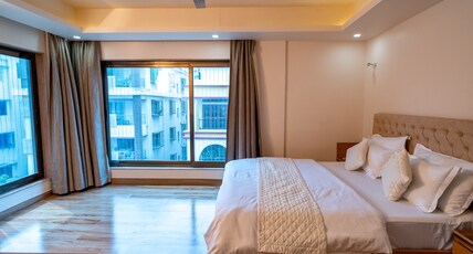 Asara a 5star like property behind Novotel Kolkata Room Type - Premium Deluxe Room