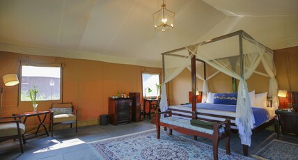 Aalia Jungle Retreat & Spa, Bandarjudh, Haridwar - Araiya Anthology Room Type - Luxury Tent with King Bed and Private Sitout Aalia Jungle Retreat & Spa, Bandarjudh, Haridwar - Araiya Anthology Room Type - Luxury Tent with King Bed and Private Sitout