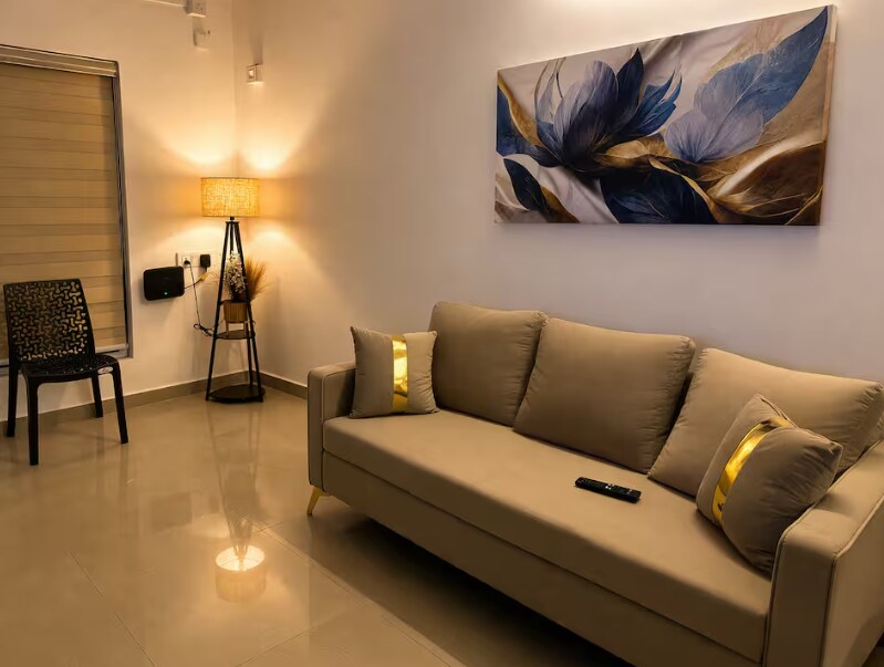 River Garden 2BHK Residence | Cozy & Quiet - Tap to explore photos