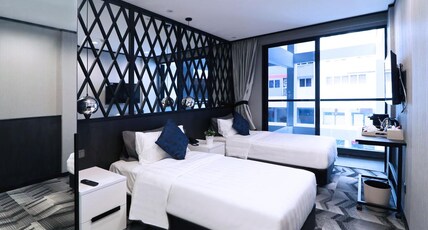 Hotel NuVe Urbane - A Boutique Hotel Room Type - Deluxe Twin Room with Balcony