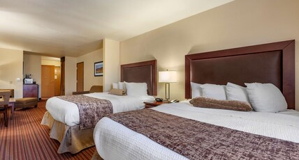 Best Western Plus Sparta Trail Lodge Room Type - 2 Queen Beds, Non-Smoking, Oversized Room, High Speed Internet Access, Couch, Microwave And Refriger Best Western Plus Sparta Trail Lodge Room Type - 2 Queen Beds, Non-Smoking, Oversized Room, High Speed Internet Access, Couch, Microwave And Refriger