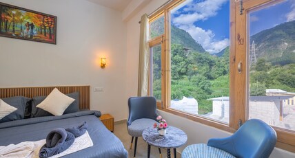 Palm Residency Kasol Room Type - Deluxe Room with Mountain View