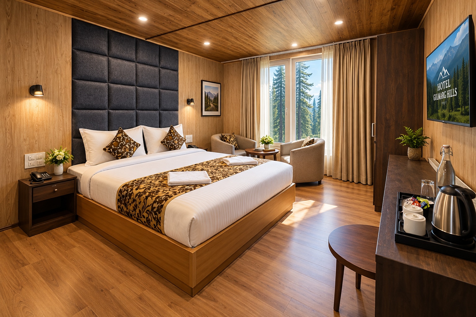 Hotel Gulmarg Hills Ski Slope Retreat | 5mins Walk to Gondola - Tap to explore photos