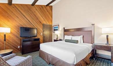 Best Western Plus Tree House Room Type - 1 King Bed, Non-Smoking, Balcony, Mountain View, Microwave And Refrigerator, Wi-Fi