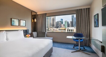 Crowne Plaza Melbourne Room Type - 1 King Standard Casino View Crowne Plaza Melbourne Room Type - 1 King Standard Casino View