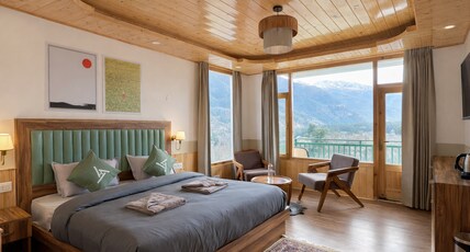 The Trippy Tribe Manali Room Type - Deluxe Room With Private Balcony