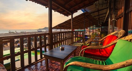 Om Shanti Patnem | Beach Cottages & Rooms Room Type - Superior Double room with sea view