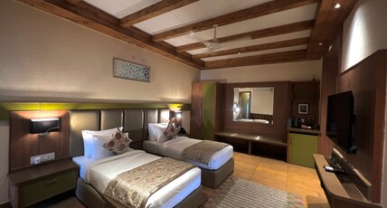 Hotel Himani Hill View Retreat, Palampur Room Type - PRITHVI Twin Bed Junior Suite Valley View With Patio Hotel Himani Hill View Retreat, Palampur Room Type - PRITHVI Twin Bed Junior Suite Valley View With Patio