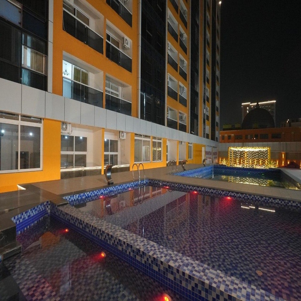 Nimantrana Luxury Suites with Pool | 5 mins Walk from Sector 75 Metro - Tap to explore photos