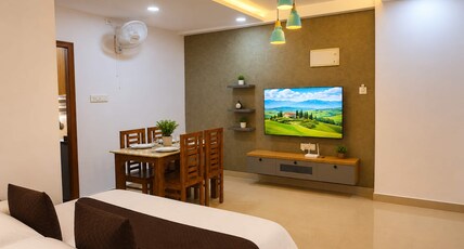 500m to West Nada Modern 1BHK Guruvayur G1401 Room Type - 500m to West Nada Modern 1BHK Guruvayur G1401