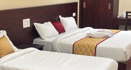 ARADHYA RESIDENCY Room Type - Deluxe Room with King Bed