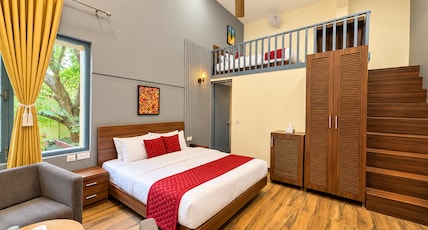 The Maple Woods Resort - (3 mins walk from Kosi River) Room Type - Family Room The Maple Woods Resort - (3 mins walk from Kosi River) Room Type - Family Room