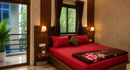 V4Y Hotel 4U Tapovan Rishikesh Room Type - Deluxe Room With Balcony