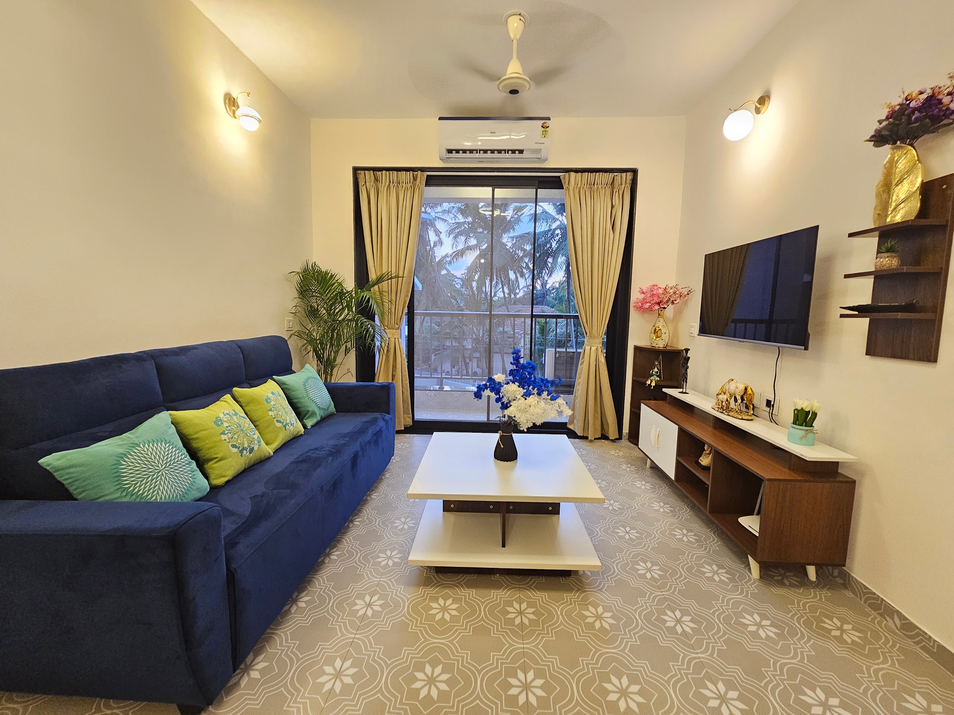 A307- 1 BHK Candolim Retreat with Pool and Kitchen - Tap to explore photos