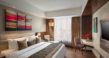 Nirvana Sarovar Portico Gorakhpur Room Type - Suite - 1 Double Bed 46SQM WiFi Living Room Shower