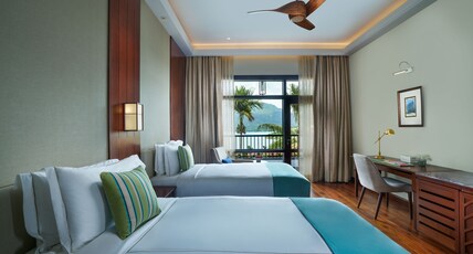 Taj Wayanad Resort & Spa, Kerala Room Type - Grand Luxury Cottage Lake View Balcony Twin Bed