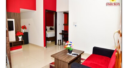 Omicron Hotel Entire 1 BHK Studio Room Manyata Tech Park Room Type - 1 BHK Studio