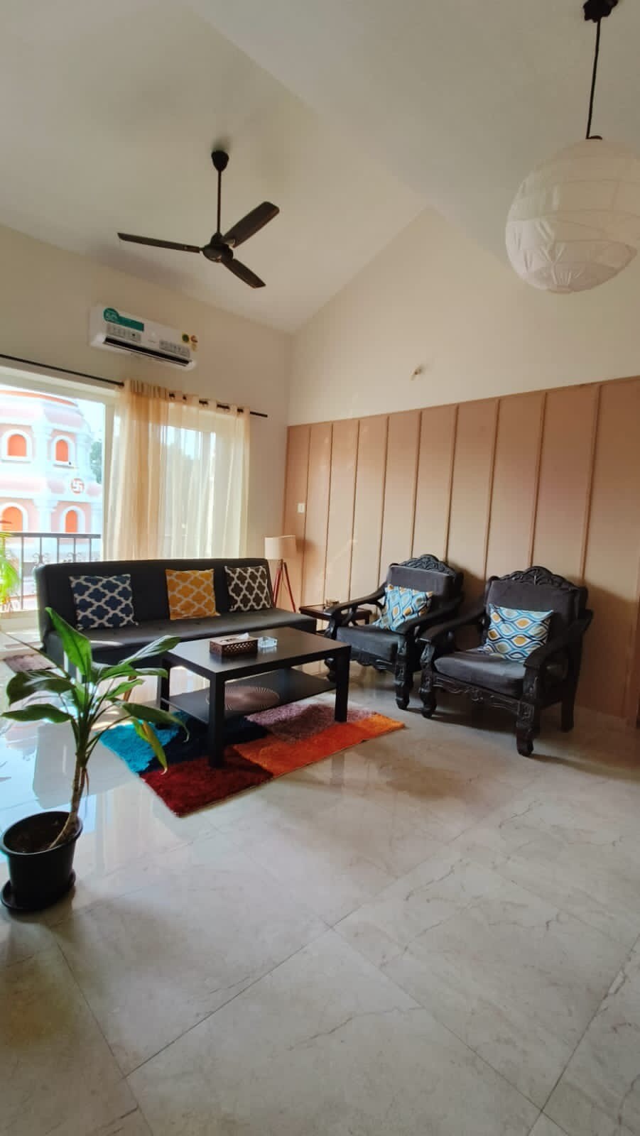 Grihaa Elegant 1BHK Apartment with Pool Access in Assagao, Anjuna - Tap to explore photos