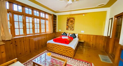 Mountain Face Naddi|Hill-view Rooms Room Type - Double bed room Without balcony mountain view spacious room.