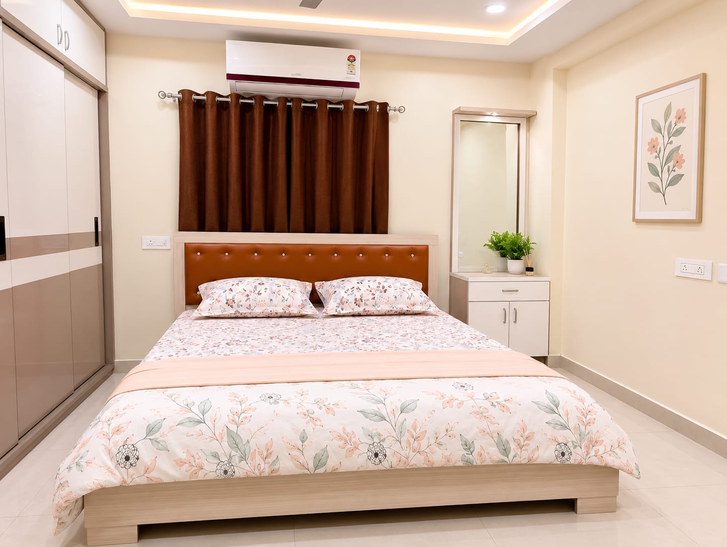 KB's Stay - The Orchid 3BHK - Tap to explore photos