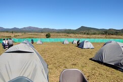 Adhrista resorts and camping tents mountain view