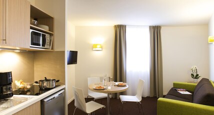 Aparthotel Adagio Access Le Havre Les Docks Room Type - One-bedroom apartment for 4 people Aparthotel Adagio Access Le Havre Les Docks Room Type - One-bedroom apartment for 4 people