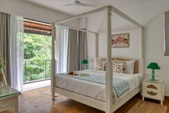 tisyastays | Radiant 1BHK Apartment with Infinity Pool, 5mins to beach