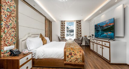 Snowland Resort & Spa  Riverfront Room Type - Premium Room Amarnath Yatra Special (Packed Breakfast and Clock Room Included)