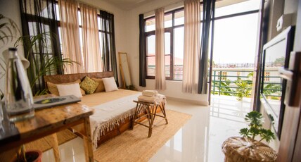 The Jungalow by AVVAs Stays Room Type - Double Room with Garden View