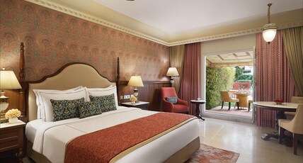 Jai Mahal Palace Room Type - Luxury Room With Sitout & Bathtub, King Bed