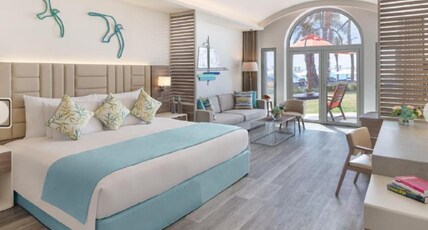 JA Palm Tree Court, Dubai Room Type - Beachfront Terrace Junior Suite with Dedicated Pool, Beach Access and Mall Shuttle JA Palm Tree Court, Dubai Room Type - Beachfront Terrace Junior Suite with Dedicated Pool, Beach Access and Mall Shuttle