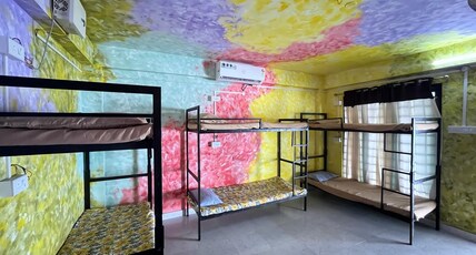 Santa Maria Hostel Munroe Island Room Type - 1 Single Bed in 6 Bedded AC Dorm