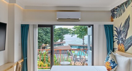 Lub d Koh Samui Chaweng Beach Room Type - The Duo Sea View -  Deluxe Twin Room with Sea View