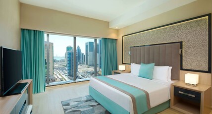 Wyndham Doha West Bay Room Type - One Bedroom Apartment, City View Wyndham Doha West Bay Room Type - One Bedroom Apartment, City View
