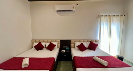 Shree Krishnam Inn Room Type - Family Room - Two King Beds