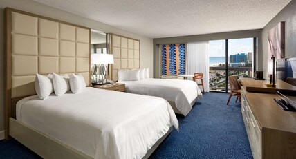 Bahia Mar Ft. Lauderdale Beach- a DoubleTree by Hilton Hotel Room Type - 2 DBL BDS PARTIAL OCEAN VW Bahia Mar Ft. Lauderdale Beach- a DoubleTree by Hilton Hotel Room Type - 2 DBL BDS PARTIAL OCEAN VW