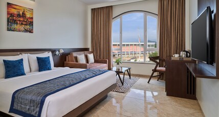 The Fern Sardar Sarovar Resort Ekta Nagar, Series by Marriott Room Type - Winter Green, Guest room, 1 King, City view The Fern Sardar Sarovar Resort Ekta Nagar, Series by Marriott Room Type - Winter Green, Guest room, 1 King, City view