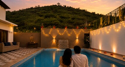 Cloud 9 1 BHK Pool Villa for One Couple Luxury Room Type - Cloud 9 1 BHK Pool Villa for One Couple Luxury