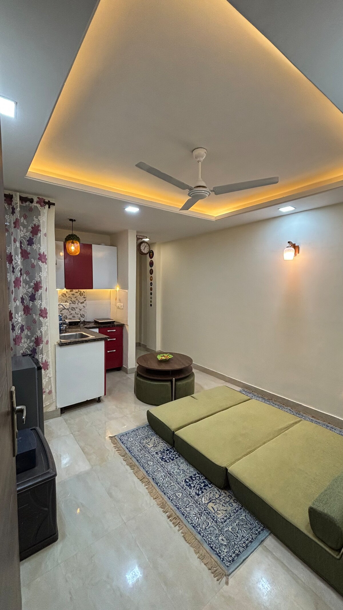Heavenly Homes 1 0 Stylish 1BHK with Projector - Tap to explore photos