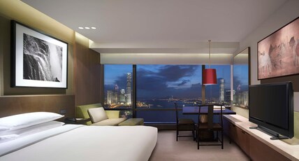 Grand Hyatt Hong Kong Room Type - 1 King Bed Harbour View