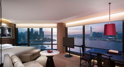 Grand Hyatt Hong Kong Room Type - 1 King Bed Harbour View with Club Access Deluxe