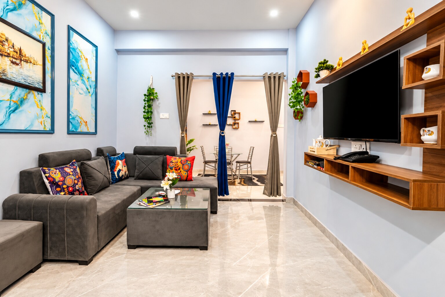 One Tree Nest | Entire 2BHK Druma | Durgakund - Tap to explore photos
