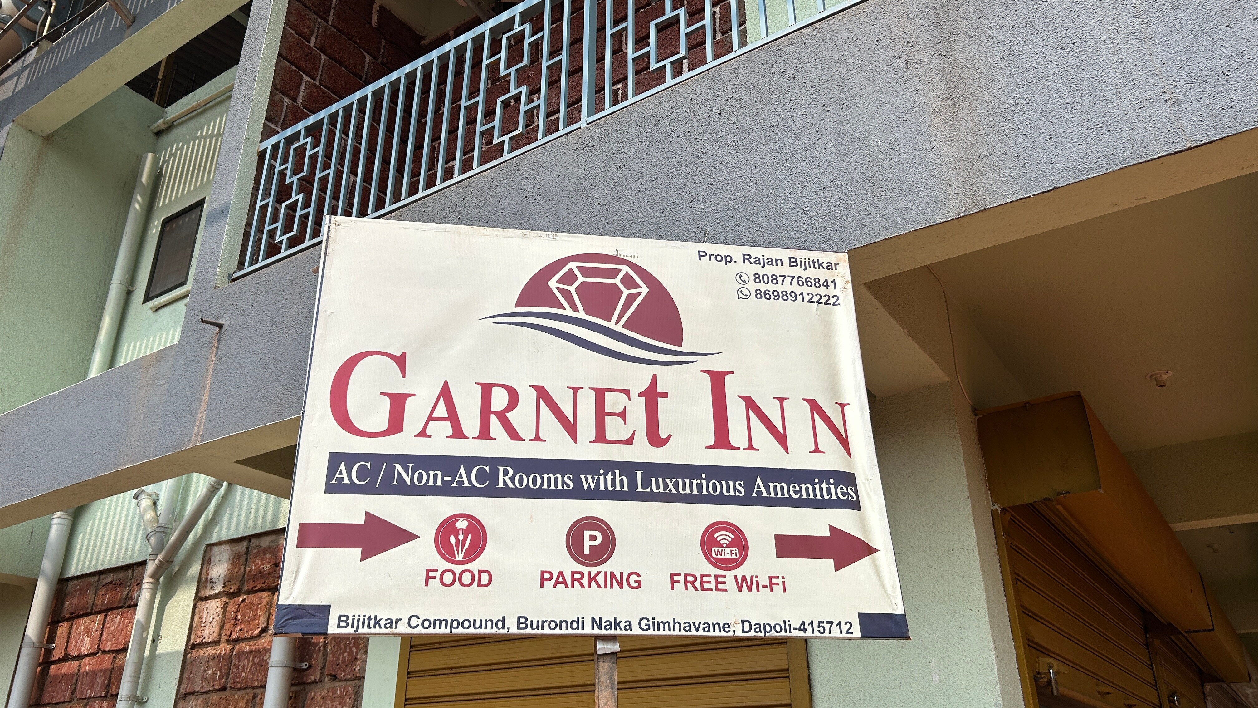 Garnet Inn Dapoli - Tap to explore photos